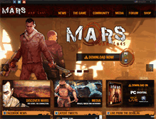 Tablet Screenshot of mars-thegame.com